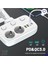 Akım Korumalı 2’li Ayrı Anahtarlı Priz, 2x Priz, 3x Usb, 1x Type-C, 2 mt Kablo, Hızlı Şarj 2