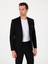 Erkek Siyah Slim Fit Yün Karışımlı Ceket 50314630-VR046 1