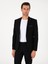 Erkek Siyah Slim Fit Yün Karışımlı Ceket 50314630-VR046 3