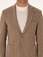 Erkek Bej Slim Fit Yün Karışımlı Dokulu Ceket 50310768-VR011 7