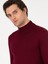 Erkek Bordo Regular Fit Yarım Balıkçı Basic Triko Kazak 50257265-VR014 1