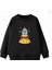Erkek Çocuklar Için Uzay Roketi Baskılı Antrasit Sweatshirt 1