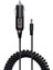 12V 2A Spiral Kablolu Çakmak Şarj Aleti 5.5x2.5mm Uçlu Sigortalı Çok Amaçlı Oto Çakmak Adaptörü 1