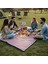 Piknik Örtüsü, Çanta Kamp Matı, Plaj, Kamp, Park Çim, Seyahat 200X150CM - Kırmızı Çizgili 4