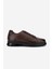 Erkek Hakiki Deri Kahverengi Sneakers & Spor Ayakkabı 298 VAL-3259-8086 Erk Ayk SK25-26 Kahve Slvr Alkl 1
