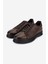 Erkek Hakiki Deri Kahverengi Sneakers & Spor Ayakkabı 298 VAL-3259-8086 Erk Ayk SK25-26 Kahve Slvr Alkl 5