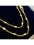 Pullu Kolye Kalpli Ezme Kadın Kolye Kararmaz Xuping 45CM 14 Ayar Gold 2