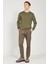 Slim Fit Dar Kesim Pamuklu Esnek Chino Pantolon 3