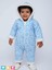 Bebek Kalın Kışlık Fermuarlı Kapüşonlu Peluş Mor Tulum Thick Fleece Jumpsuit 1