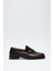 Loafer 2508 - Parmak Arası Klasik Loafer Acı Kahve Kadın Loafer 8