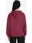 Stack Logo Loop Back Kadın Bordo Sweatshirt.- 2