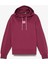 Stack Logo Loop Back Kadın Bordo Sweatshirt.- 4