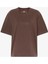Lush Comfort Short-Sleeve Kadın Kahverengi T-Shirt.- 4