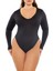 Plus Size V Yaka Bodysuit 4