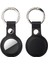 Airtag Leather Case Siyah 1