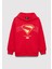 6S10133-88016 Superman Baskılı Kırmızı Sweatshirt 2