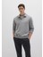 0S10420-80018 Polo Yaka Gri Sweatshirt 1
