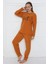 Kadın Peluş Pijama Takımı Ikili Takım 3