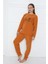 Kadın Peluş Pijama Takımı Ikili Takım 5