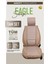 Toyota Corolla E160 2007-2012 Uyumlu Oto Koltuk Kılıfı Deri, Kumaş Elegance Bej 1