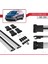 Toyota Sienna (XL10) 1998-2003 Arası ile Uyumlu Fly Model Ara Atkı Tavan Barı Gri 2 Adet 5