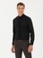 Erkek Siyah Slim Fit Uzun Kollu Gömlek 50282995-VR046 3