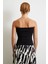 Straplez Top Siyah 5