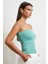 Straplez Top Yeşil 1