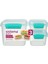 Klıp It 3’lü Saklama Kabı Seti – 1l + 2X200ML – Hava Geçirmez, Bpa’sız, Mikrodalga ve Bulaşık Makinesi Uyumlu 2