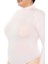 Plus Size Dikişsiz Yüksek Yaka Bodysuit 3