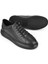 , Erkek Hakiki Deri Sneaker 153423Z73 Siyah 4