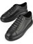 , Erkek Hakiki Deri Sneaker 153423Z73 Siyah 5