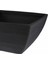 Yivli Antrasit Plastik Kare Saksı G 52 cm D 52 cm Y 25 cm 4