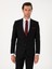 Erkek Siyah Slim Fit %100 Yün Mono Yaka Takım Elbise 50310092-VR046 3