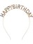 Nessiworld rengarenk Kristal Taşlı Ekstra Lüks Gümüş Kaplama Happy Birthday Taç 16X17 cm 2