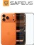 iPhone 17 Pro 9h+ Tam Kaplayan Toz Filtreli Parmak Izi Bırakmayan Safir Ekran Koruyucu Cam 2