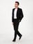 Erkek Siyah Slim Fit Yün Karışımlı Klasik Kumaş Pantolon 50314681-VR046 6