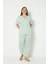 Kadın Gömlekli Pijama Ikili Takım 4