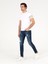 Erkek Koyu Mavi Slim Fit Jean Pantolon 50268163-DN0023 3