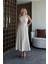 Taş Bel Kemer Detaylı Elbise - 2313 3