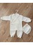 Fırfırlı Kruvaze Müslin Bebek Tulumu 1