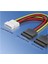 4 Pin Molex Power To 2 x Sata Dişi Power Çevirici Kablo Ide Sata Power Çevirici 30CM 3