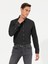 Erkek Siyah Slim Fit Uzun Kollu Gömlek 50250841-VR046 4