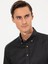 Erkek Siyah Slim Fit Uzun Kollu Gömlek 50250841-VR046 5