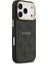 iPhone 17 Pro Kılıf Guess Lisanslı M-Safe Şarjlı Gold Kamera Çerçeveli Pu Deri Yazı Logolu Siyah 4