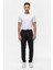 Lacivert Slim Armürlü Jogger Pantolon 1