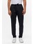 Lacivert Slim Armürlü Jogger Pantolon 2