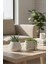 2’li Modern Saksı Seti, Dekoratif Saksı, Minimalist Saksı, Kırmızı, 12CM 6