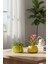 2’li Modern Saksı Seti, Dekoratif Saksı, Minimalist Saksı, Siyah, 12CM 3