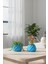 2’li Modern Saksı Seti, Dekoratif Saksı, Minimalist Saksı, Yeşil, 12CM 6